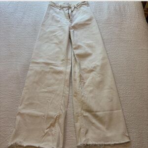 Zara Off-White Trousers